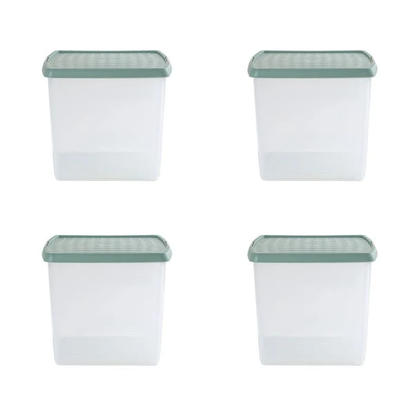 Wham Clip Pack Of 4 Square Storage Boxes With Lids 18 Wham Clip Pack Of 4 Square Storage Boxes With Lids - Image 16