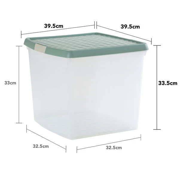 Wham Clip Pack Of 4 Square Storage Boxes With Lids 19 Wham Clip Pack Of 4 Square Storage Boxes With Lids - Image 17
