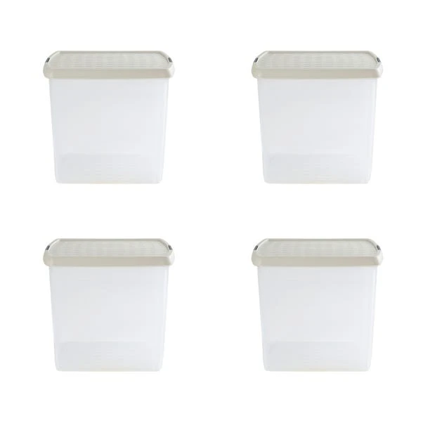 Wham Clip Pack Of 4 Square Storage Boxes With Lids 12 Wham Clip Pack Of 4 Square Storage Boxes With Lids - Image 10
