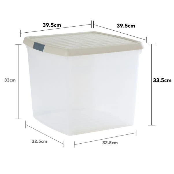 Wham Clip Pack Of 4 Square Storage Boxes With Lids 13 Wham Clip Pack Of 4 Square Storage Boxes With Lids - Image 11