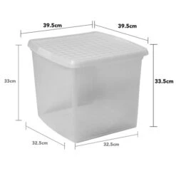 Wham Clip Pack Of 4 Square Storage Boxes With Lids 26 Wham Clip Pack Of 4 Square Storage Boxes With Lids -Home Furnishing Store 30920897 alt04