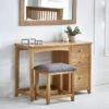 Jenkins Single Dressing Table And Stool, Oak -Home Furnishing Store 30921072