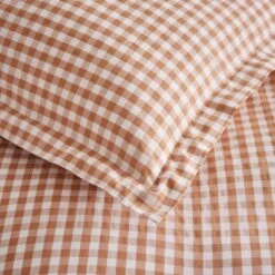Portloe Gingham Woven Cotton Fitted Sheet 28 Portloe Gingham Woven Cotton Fitted Sheet -Home Furnishing Store 30921101 alt04