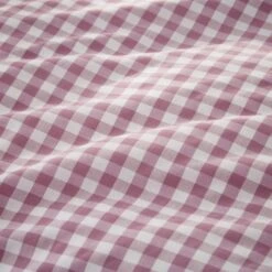 Portloe Gingham Woven Cotton Fitted Sheet 24 Portloe Gingham Woven Cotton Fitted Sheet -Home Furnishing Store 30921112 alt04