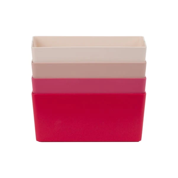 Wham Studio Set Of 4 Plastic Storage Basket 4.02 4 Wham Studio Set Of 4 Plastic Storage Basket 4.02 - Image 2