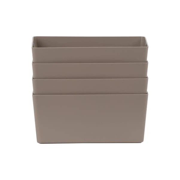 Wham Studio Set Of 4 Plastic Storage Basket 4.02 8 Wham Studio Set Of 4 Plastic Storage Basket 4.02 - Image 6