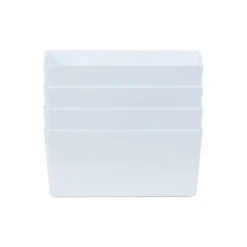 Wham Studio Set Of 4 Plastic Storage Basket 4.02 12 Wham Studio Set Of 4 Plastic Storage Basket 4.02 -Home Furnishing Store 30921523
