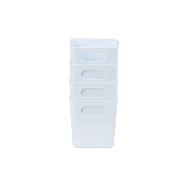 Wham Studio Set Of 4 Plastic Storage Basket 4.02 7 Wham Studio Set Of 4 Plastic Storage Basket 4.02 - Image 5