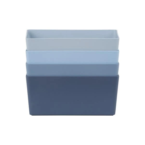 Wham Studio Set Of 4 Plastic Storage Basket 4.02 5 Wham Studio Set Of 4 Plastic Storage Basket 4.02 - Image 3