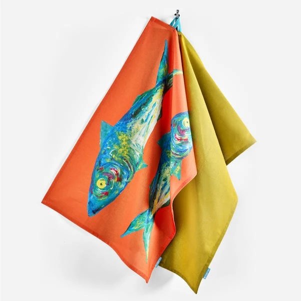 Pack Of 2 Rockfish Tea Towels 3 Pack Of 2 Rockfish Tea Towels