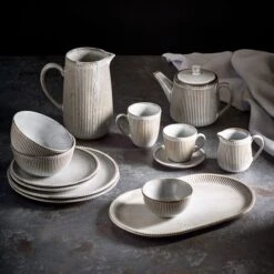 Steeple Embossed Oval Platter -Home Furnishing Store 30922760 alt02