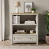 Olney Low Bookcase, Stone 2 Olney Low Bookcase, Stone -Home Furnishing Store 30924851