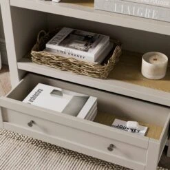 Olney Low Bookcase, Stone -Home Furnishing Store 30924851 alt02