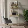 Olney Ladder Desk, Stone -Home Furnishing Store 30924854