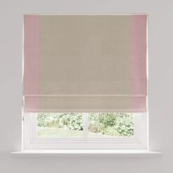 Luna Bordered Blackout Roman Blind -Home Furnishing Store 30925005 alt02