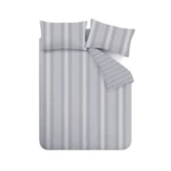 Bianca Ticking Stripe Brushed Cotton Duvet Cover And Pillowcase Set 33 Bianca Ticking Stripe Brushed Cotton Duvet Cover And Pillowcase Set -Home Furnishing Store 30925142 alt06
