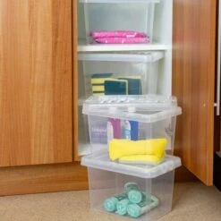 Wham Crystal Set Of 5 Storage Boxes & Lids