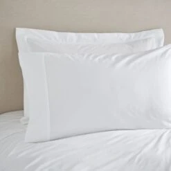 Dorma Crisp & Fresh 400 Thread Count Cotton Percale Kingsize Standard Pillowcase 25 Dorma Crisp & Fresh 400 Thread Count Cotton Percale Kingsize Standard Pillowcase -Home Furnishing Store 30926450