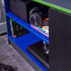 X Rocker Carbon Tek TV Media Cabinet With Neo Fibre LED For TVs Up To 42" -Home Furnishing Store 30927175 alt02