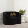 Zuma Black Velvet Tub Chair 2 Zuma Black Velvet Tub Chair -Home Furnishing Store 30927311