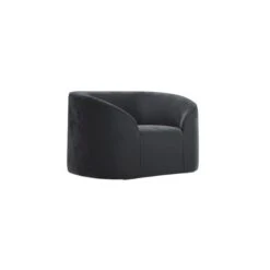 Zuma Black Velvet Tub Chair -Home Furnishing Store 30927311 alt02