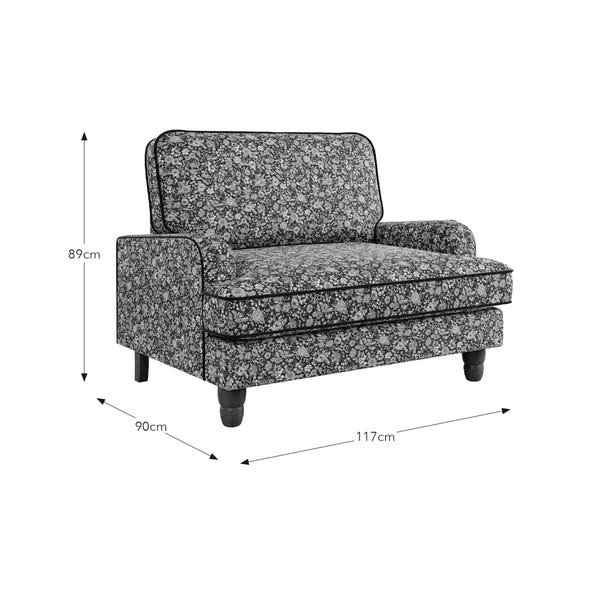 Beatrice Ditsy Floral Snuggle Chair 10 Beatrice Ditsy Floral Snuggle Chair - Image 8