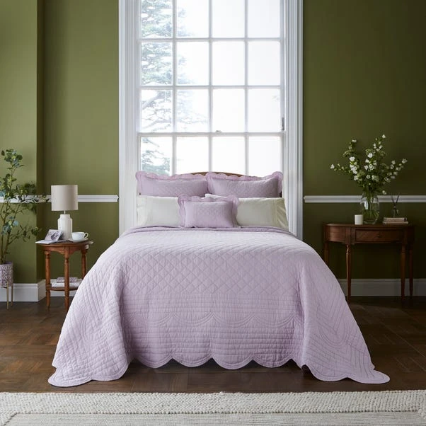 Dorma Soft Scalloped Bedspread 18 Dorma Soft Scalloped Bedspread - Image 16