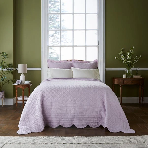 Dorma Soft Scalloped Bedspread 20 Dorma Soft Scalloped Bedspread - Image 18