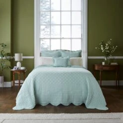 Dorma Soft Scalloped Bedspread 34 Dorma Soft Scalloped Bedspread -Home Furnishing Store 30927629 alt02