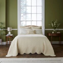 Dorma Soft Scalloped Bedspread 29 Dorma Soft Scalloped Bedspread -Home Furnishing Store 30927661