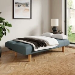 Lottie Boucle Two Tone Clic Clac Double Sofa Bed -Home Furnishing Store 30927816 alt01