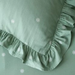 Zendaya Frilled 100% Cotton Duvet Cover And Pillowcase Set -Home Furnishing Store 30927928 alt05