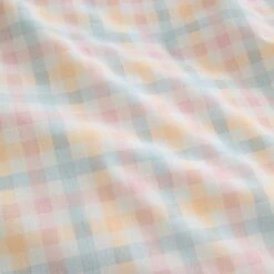 Mila Gingham 100% Cotton Duvet Cover And Pillowcase Set -Home Furnishing Store 30927943 alt04