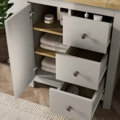 Olney 3 Drawer Bathroom Cabinet -Home Furnishing Store 30928075 alt02