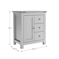 Olney 3 Drawer Bathroom Cabinet -Home Furnishing Store 30928075 alt09