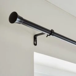 Trumpet Extendable Metal Curtain Pole -Home Furnishing Store 30928147
