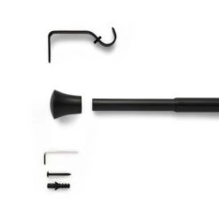 Trumpet Extendable Metal Curtain Pole -Home Furnishing Store 30928147 alt02