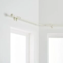 Bay Fixed Metal Eyelet Curtain Pole -Home Furnishing Store 30928173