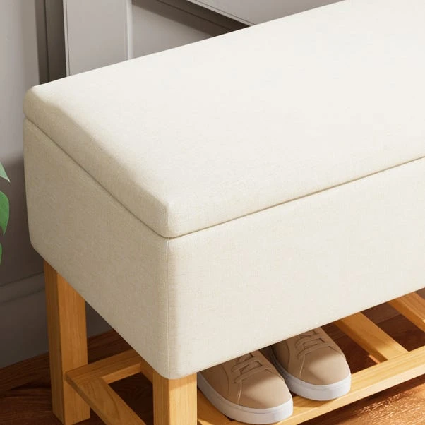Upholstered Hallway Storage Bench 19 Upholstered Hallway Storage Bench - Image 17