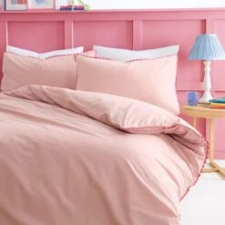 Phoebe Scallop 100% Cotton Duvet Cover And Pillowcase Set -Home Furnishing Store 30928287 alt03