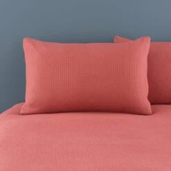 Alston Waffle Duvet Cover And Pillowcase Set -Home Furnishing Store 30928459 alt01