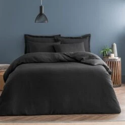 Alston Waffle Duvet Cover And Pillowcase Set -Home Furnishing Store 30928477
