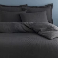 Alston Waffle Duvet Cover And Pillowcase Set -Home Furnishing Store 30928477 alt02