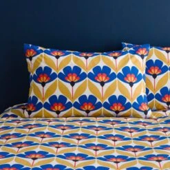 Tallie Retro Cotton Duvet Cover & Pillowcase Set -Home Furnishing Store 30928512 alt01