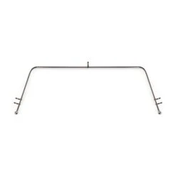 Bay Fixed Metal Eyelet Curtain Pole -Home Furnishing Store 30928620 alt02