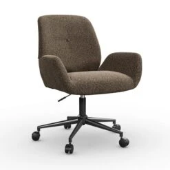 Ginny Boucle Swivel Office Chair -Home Furnishing Store 30928669 alt05