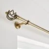 Caged Ball Extendable Metal Eyelet Curtain Pole -Home Furnishing Store 30928674