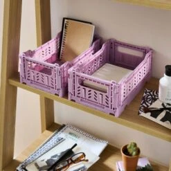 Pack Of 2 Foldable Crates -Home Furnishing Store 30929147