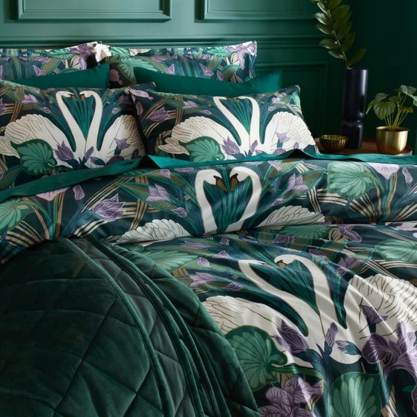Nouveau Swan Duvet Cover And Pillowcase Set 19 Nouveau Swan Duvet Cover And Pillowcase Set - Image 17