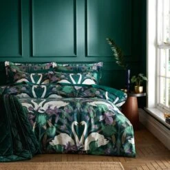 Nouveau Swan Duvet Cover And Pillowcase Set 34 Nouveau Swan Duvet Cover And Pillowcase Set -Home Furnishing Store 30929366 alt07